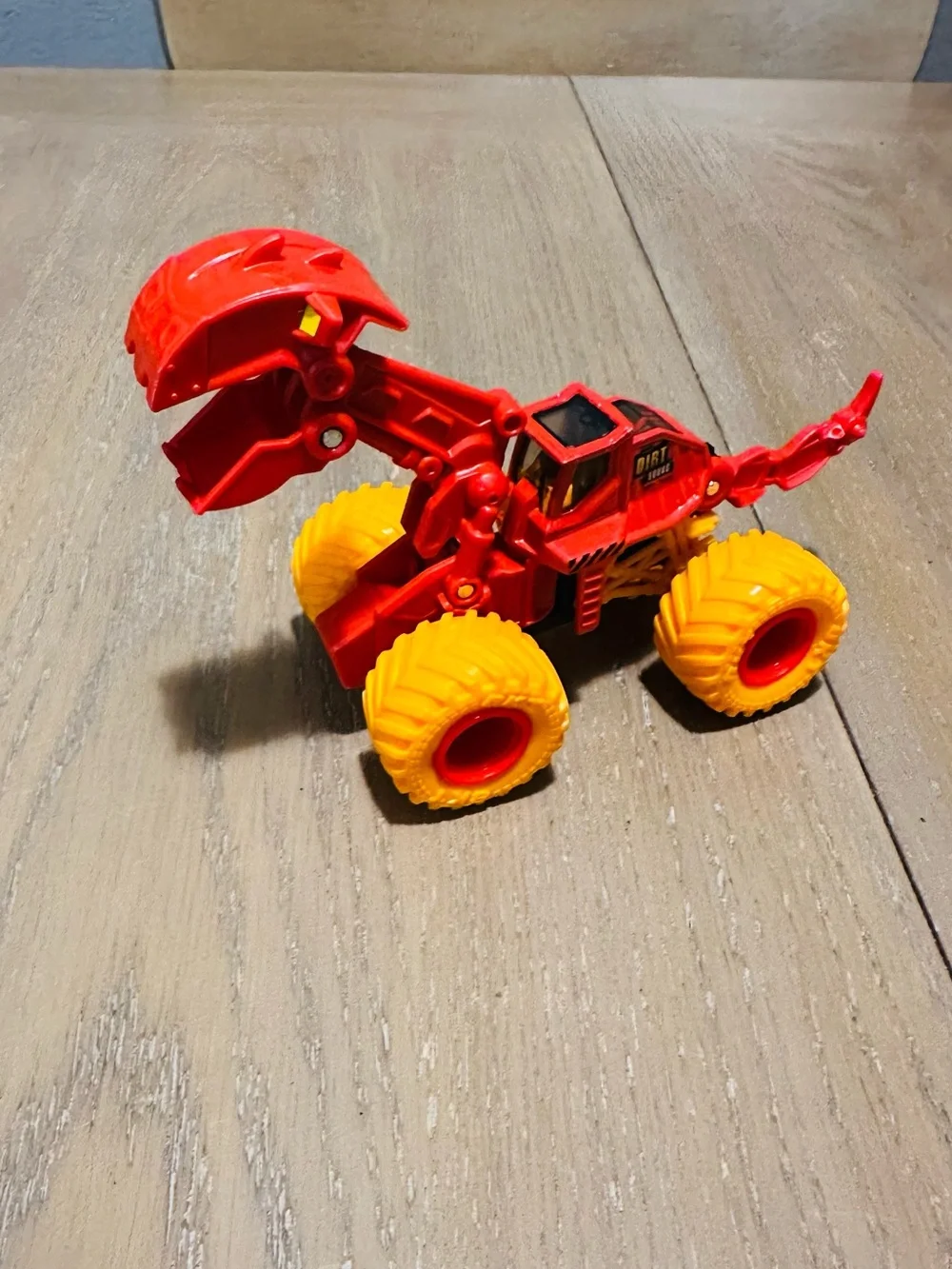 Spin Master Moster Jam Dirt Squad Construction Vehicle Red/Yellow